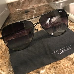 Quay High Key BLK AND FADE